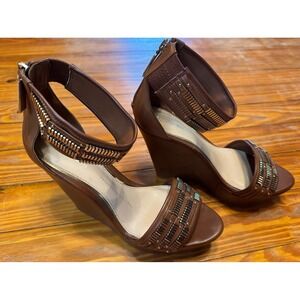 Gianni Bini Platform Wedge Heels Size 9.5‎